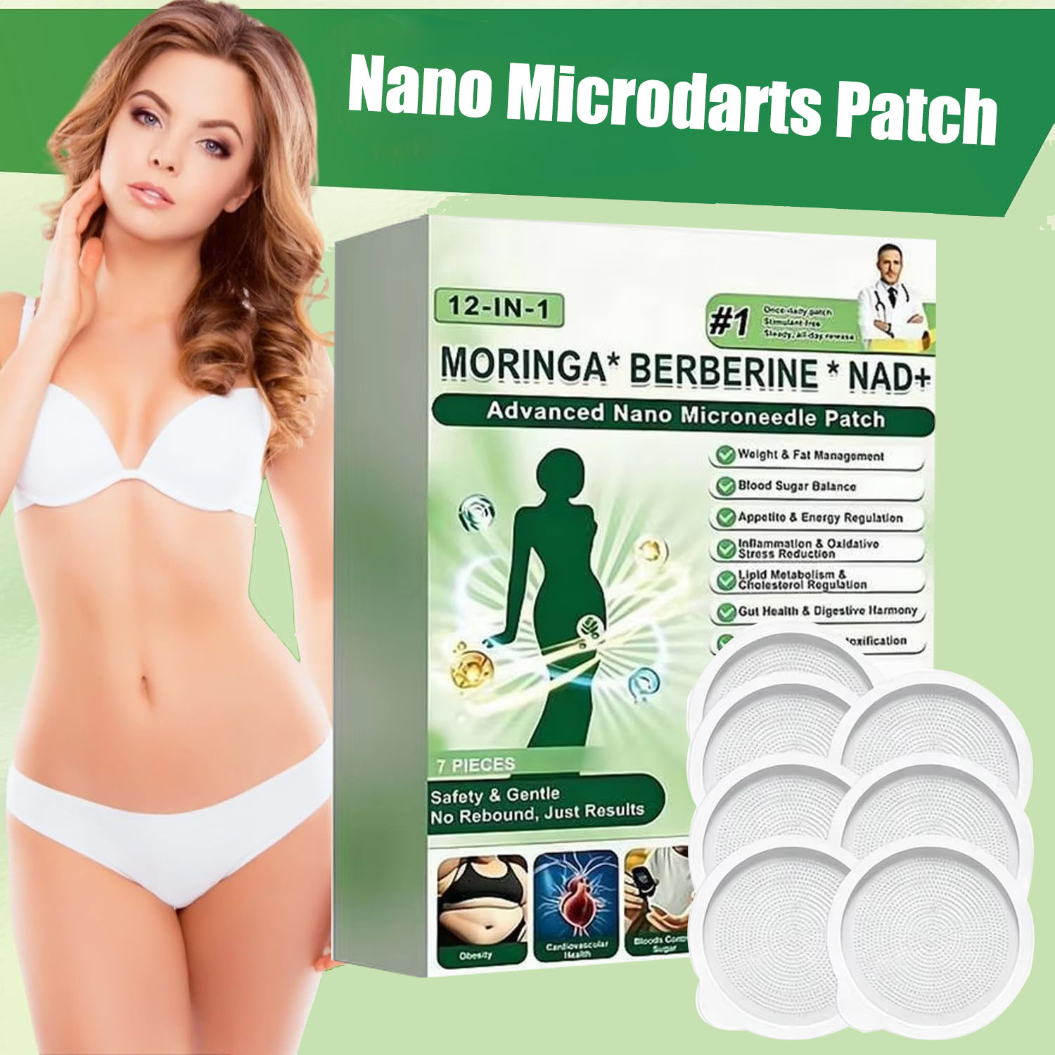 Xbody Health & Wellness Wayne Nj - Adesivo Avançado de Nano Microagulhas para