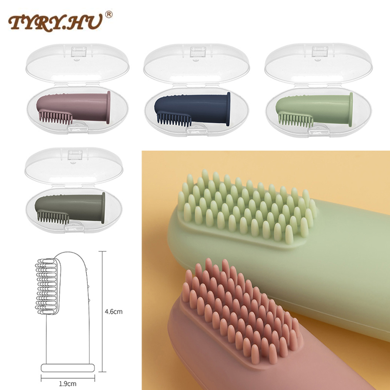 Health Wellness Solutions - Bebê macio dedo escova de dentes