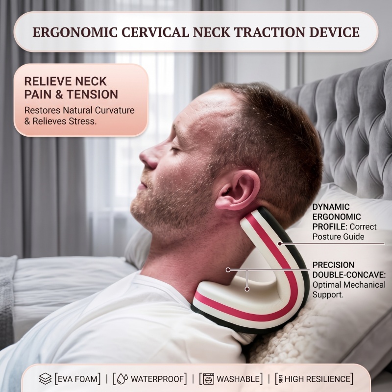 Neck Traction Pillow - Novo design pescoço e ombro relaxante