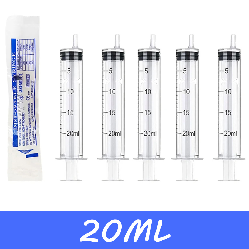Health Wellness Solutions - Seringa Plástica de 20ml Sem Agulha