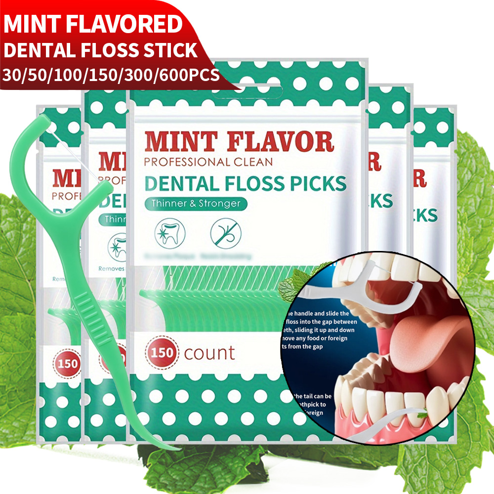 Health Wellness Solutions - Vara de fio dental de hortelã