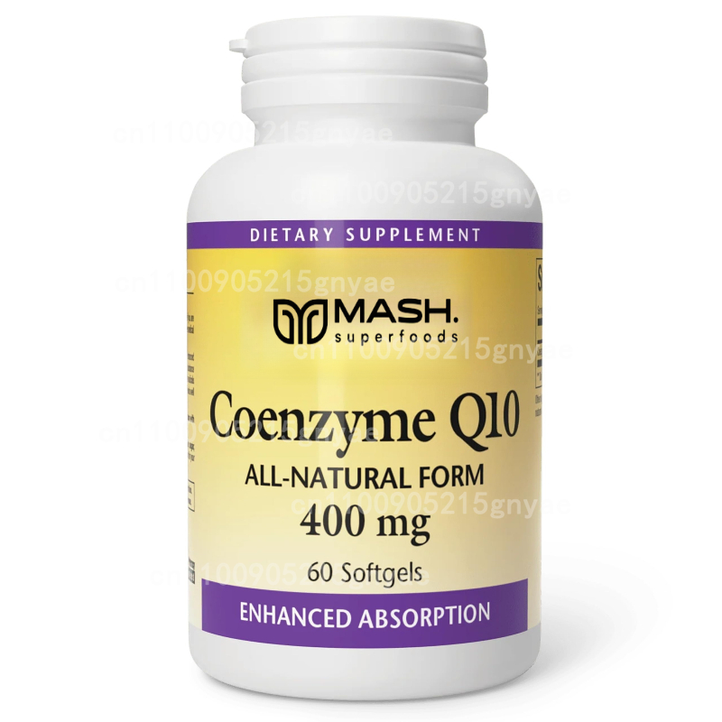 Health Wellness Vitamins - 120 cápsulas de coenzima q10 dos