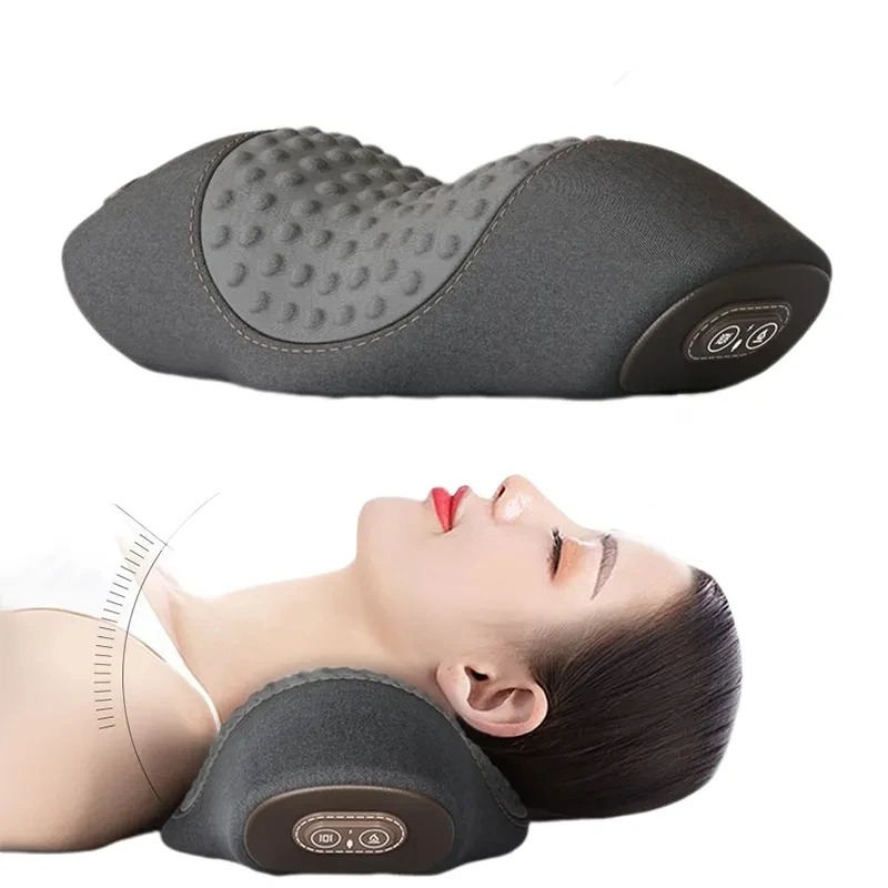 Neck Traction Pillow - Novo massageador elétrico de pescoço travesseiro