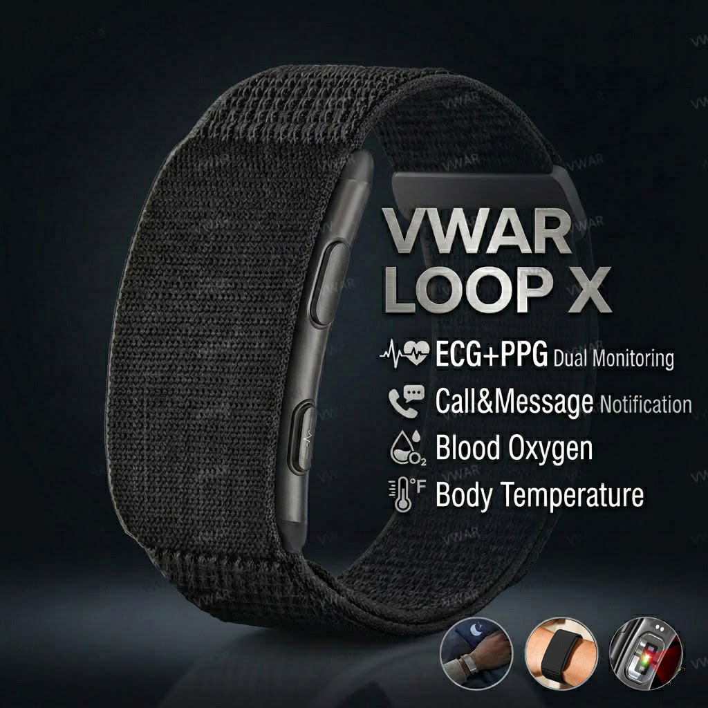 Xbody Health & Wellness Wayne Nj - Pulseira Inteligente VWAR LOOP X ECG,
