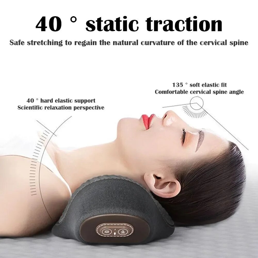 Travesseiro de massagem para p - Neck Traction Pillow avaliação e preço