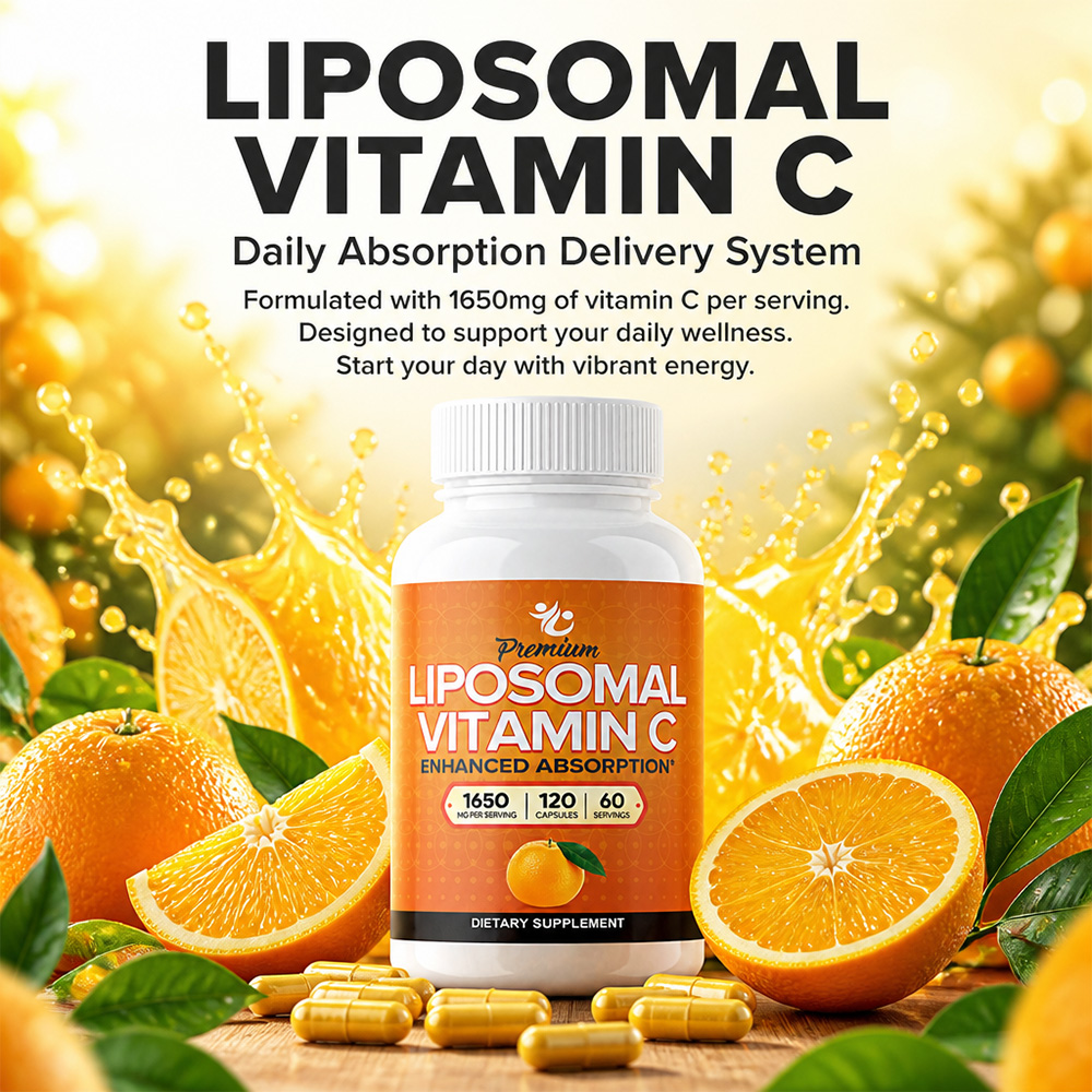 Cápsulas de Vitamina C Liposso - Health Wellness Vitamins avaliação e preço