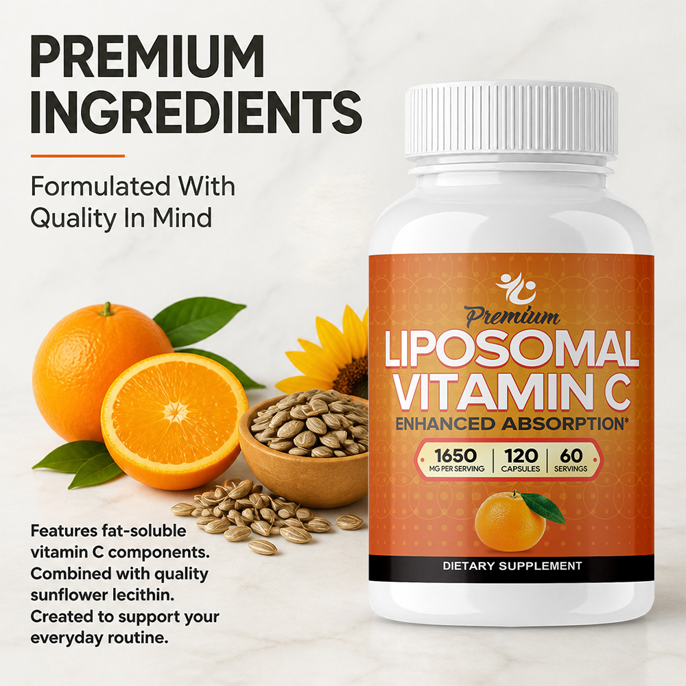 Cápsulas de Vitamina C Liposso - Health Wellness Vitamins avaliação e preço