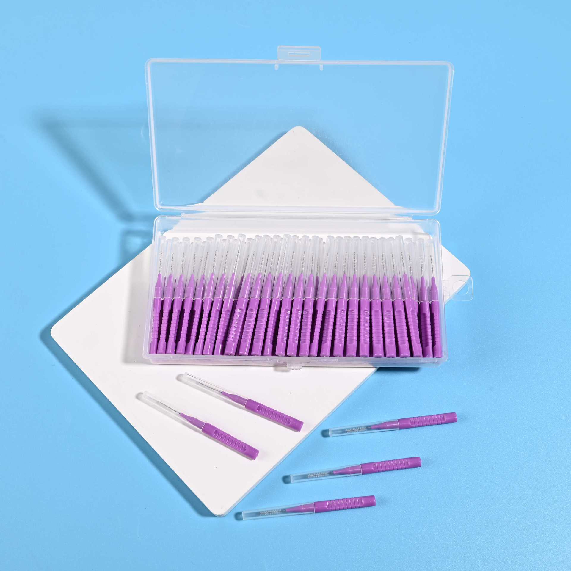 100 pces 0.6-1.2mm escovas int - Health Wellness Solutions avaliação e preço