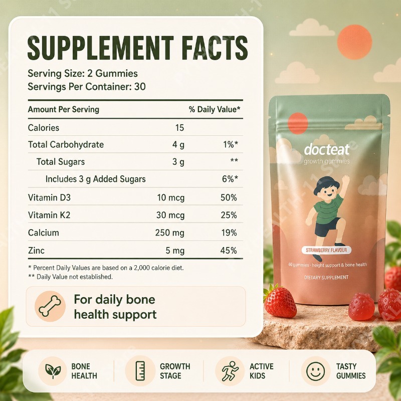 Gomas de Cálcio para Crianças  - Health Wellness Vitamins avaliação e preço
