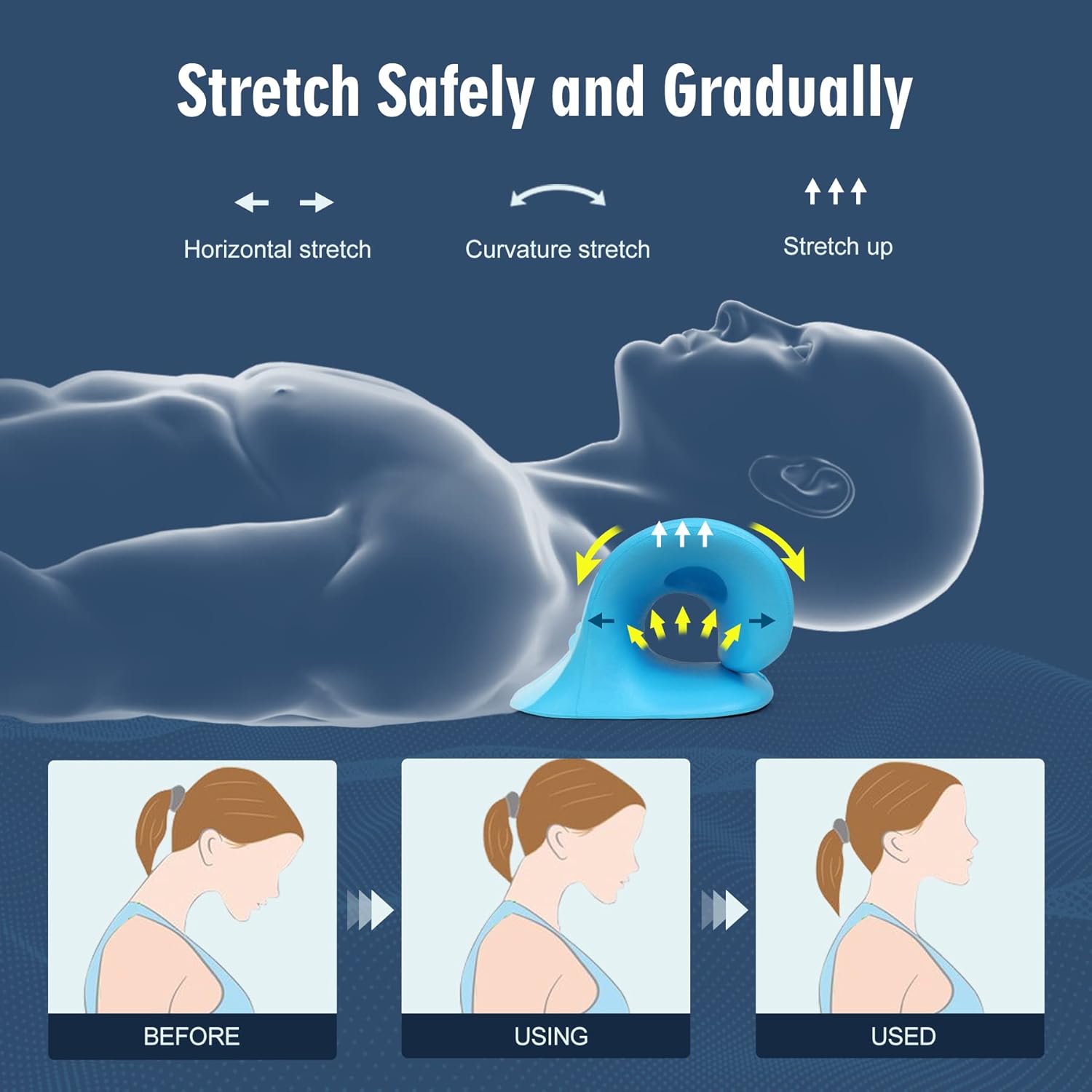 Almofada de Tração Cervical pa - Neck Traction Pillow avaliação e preço