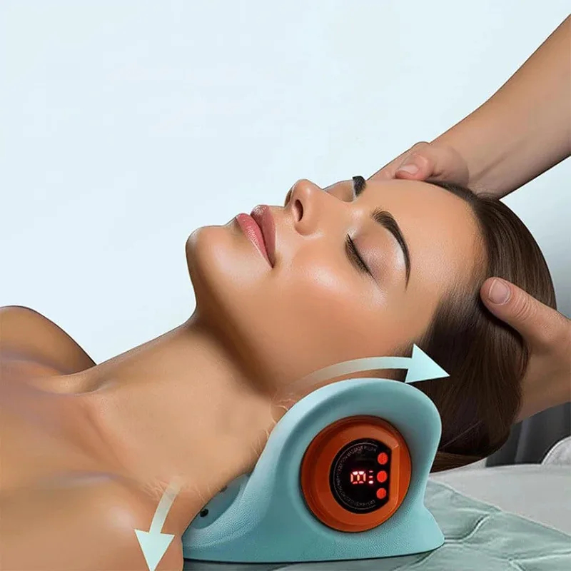 Massageador Elétrico de Tração - Neck Traction Pillow avaliação e preço