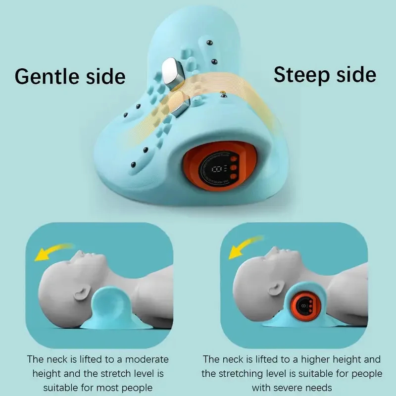 Massageador Elétrico de Tração - Neck Traction Pillow avaliação e preço