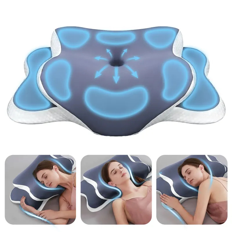 Travesseiro de Espuma Viscoelá - Neck Traction Pillow avaliação e preço