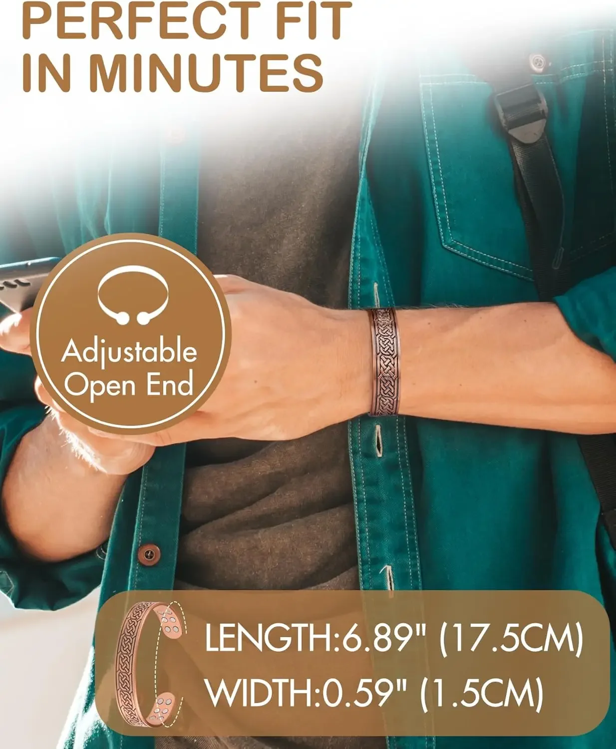 Aradoo pulseira magnética de c - Therapy Health And Wellness avaliação e preço
