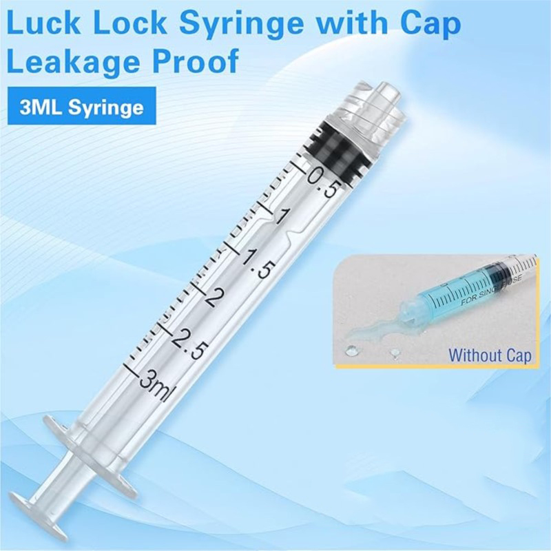 Seringas Luer Lock de 3ml, 20, - Health Wellness Solutions avaliação e preço