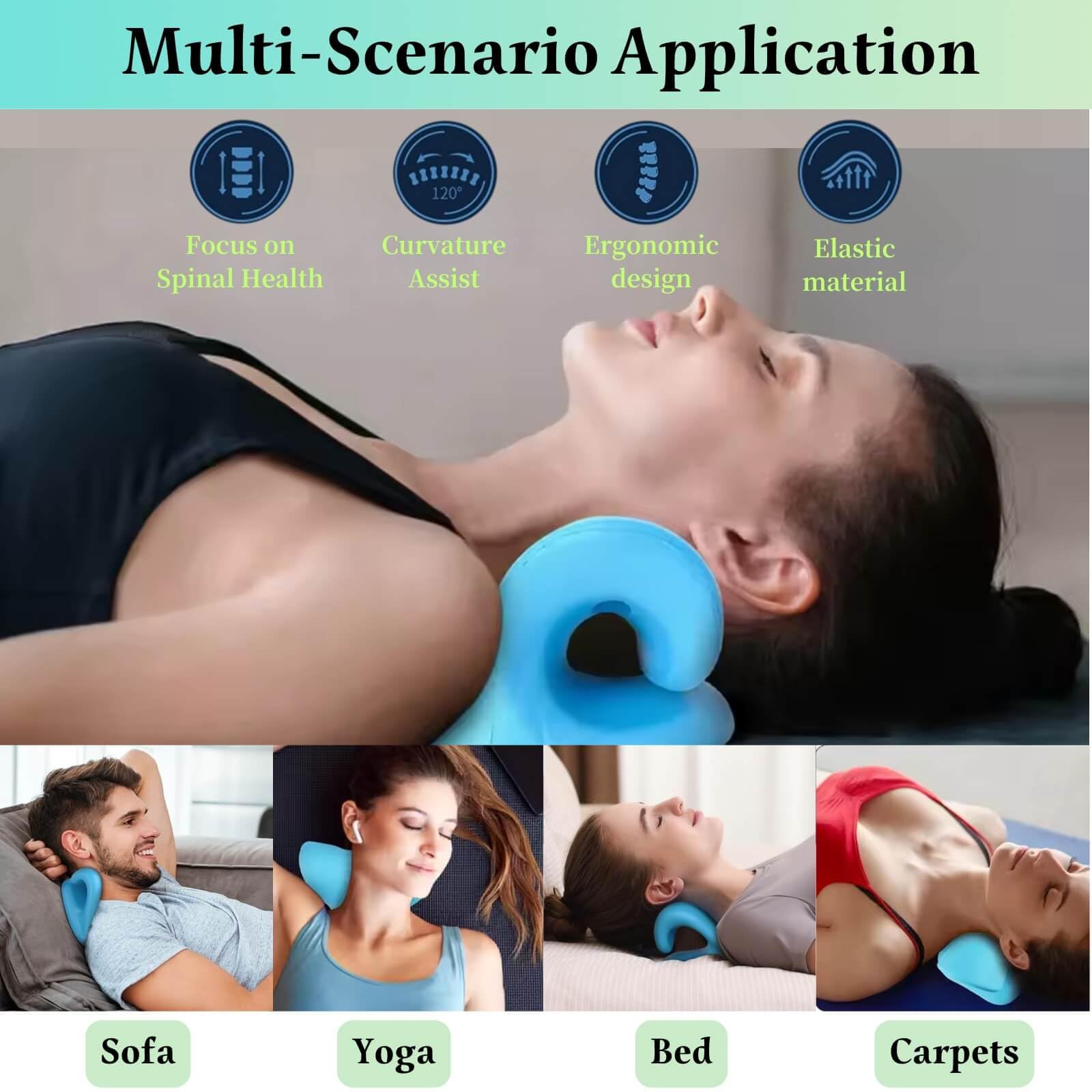 Dispositivo de Tração Quiroprá - Neck Traction Pillow avaliação e preço
